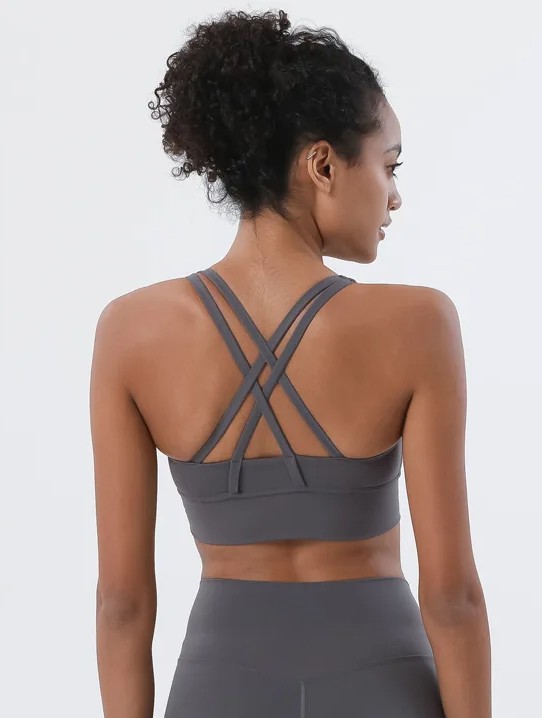 Harmony Sports Bra Stone Grey